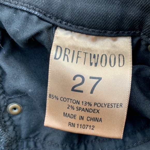 𝅺DRIFTWOOD Jackie Embroidered Black Skinny Jeans - Picture 12 of 16